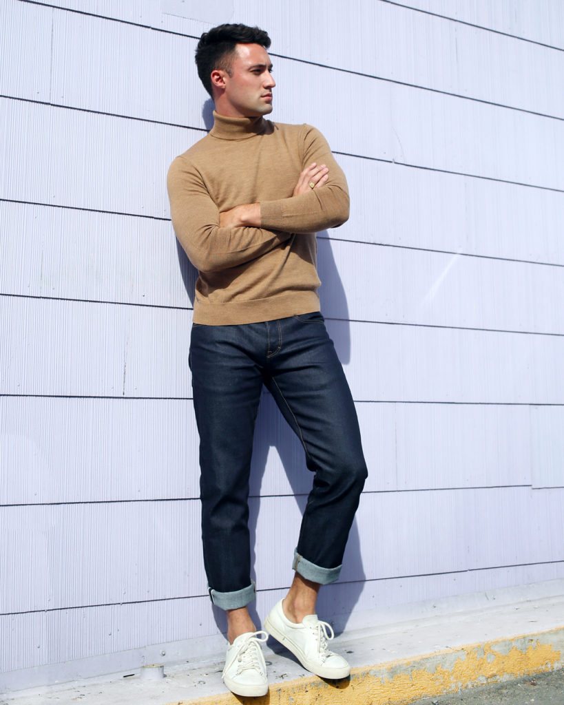 banana republic men's turtleneck sweaters